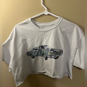 John Galt/Brandy Melville Graphic Crop Top